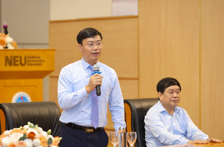 PGS.TS B&ugrave;i Đức Thọ, Chủ tịch Hội đồng trường Đại học Kinh tế Quốc d&acirc;n.