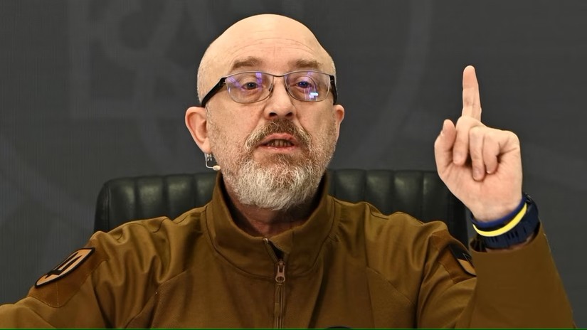 Bộ trưởng Quốc ph&ograve;ng sắp m&atilde;n nhiệm của Ukraine Aleksey Reznikov. Ảnh: Reuters