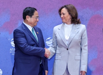 Thủ tướng Phạm Minh Chính gặp Phó Tổng thống Mỹ Kamala Harris