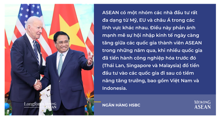 ASEAN hút 17% dòng vốn FDI toàn cầu, Mỹ là nhà đầu tư lớn nhất
