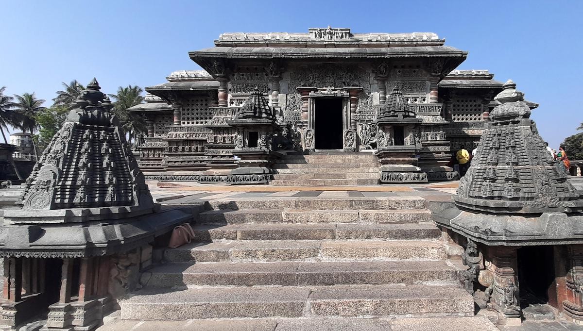 Ng&ocirc;i đền Chennakeshava tại Belur thuộc quận Hassan của Karnataka thuộc quần thể Đền Hoysala, Ấn Độ. Ảnh: MA SRIRAM