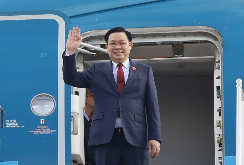 Chủ tịch Quốc hội Vương Đ&igrave;nh Huệ. Ảnh: CTTĐT Quốc hội