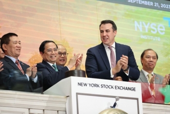 Thủ tướng Phạm Minh Chính rung chuông khai mạc phiên giao dịch tại NYSE