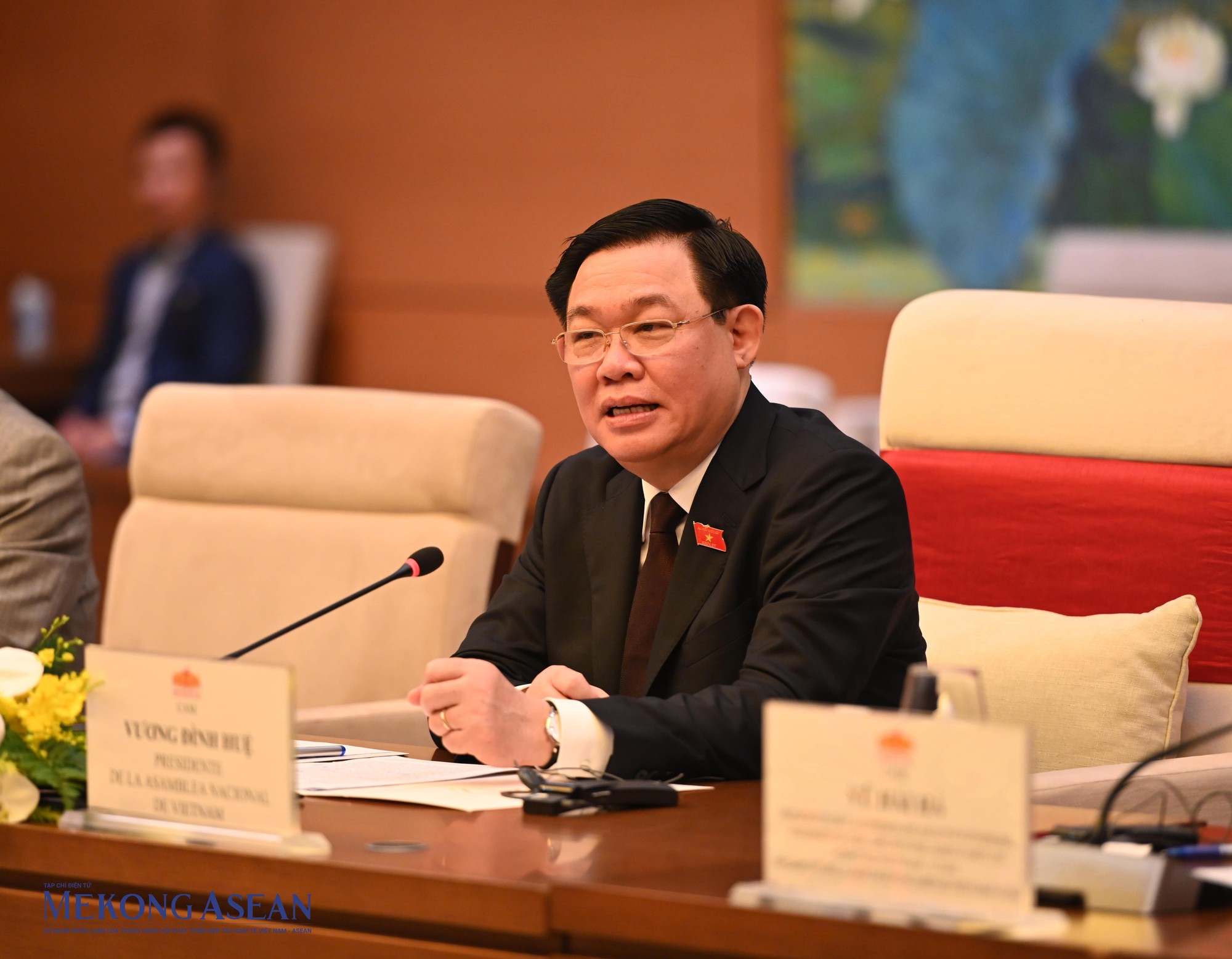 Chủ tịch Quốc hội Vương Đ&igrave;nh Huệ tiếp Chủ tịch Quốc hội Cuba ảnh 6