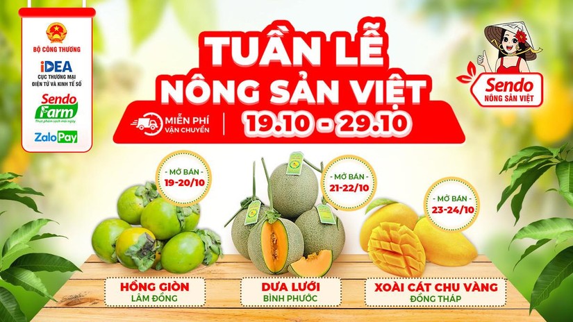 Tuần Lễ N&ocirc;ng Sản Việt tr&ecirc;n s&agrave;n TMĐT Sendo