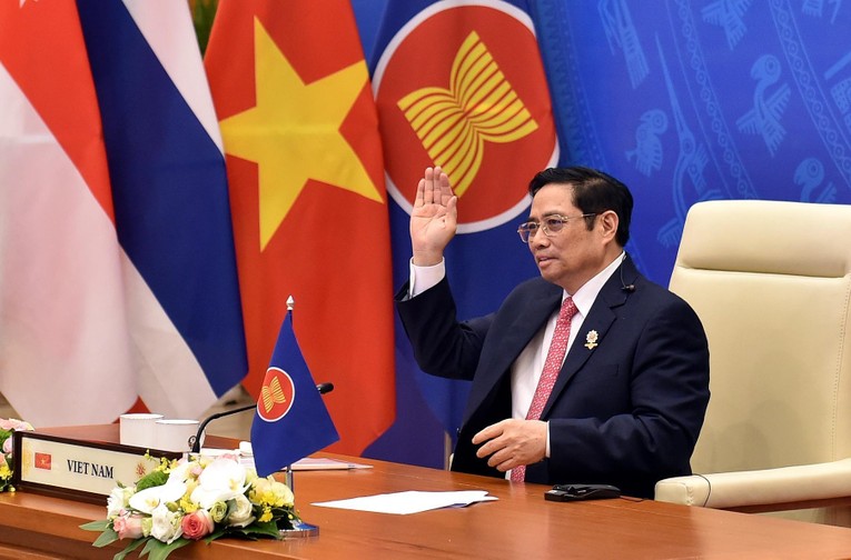 Thủ tướng đề nghị c&aacute;c nước cần chung tay quản l&yacute; những thay đổi một c&aacute;ch ph&ugrave; hợp, hiệu quả. Ảnh: VGP