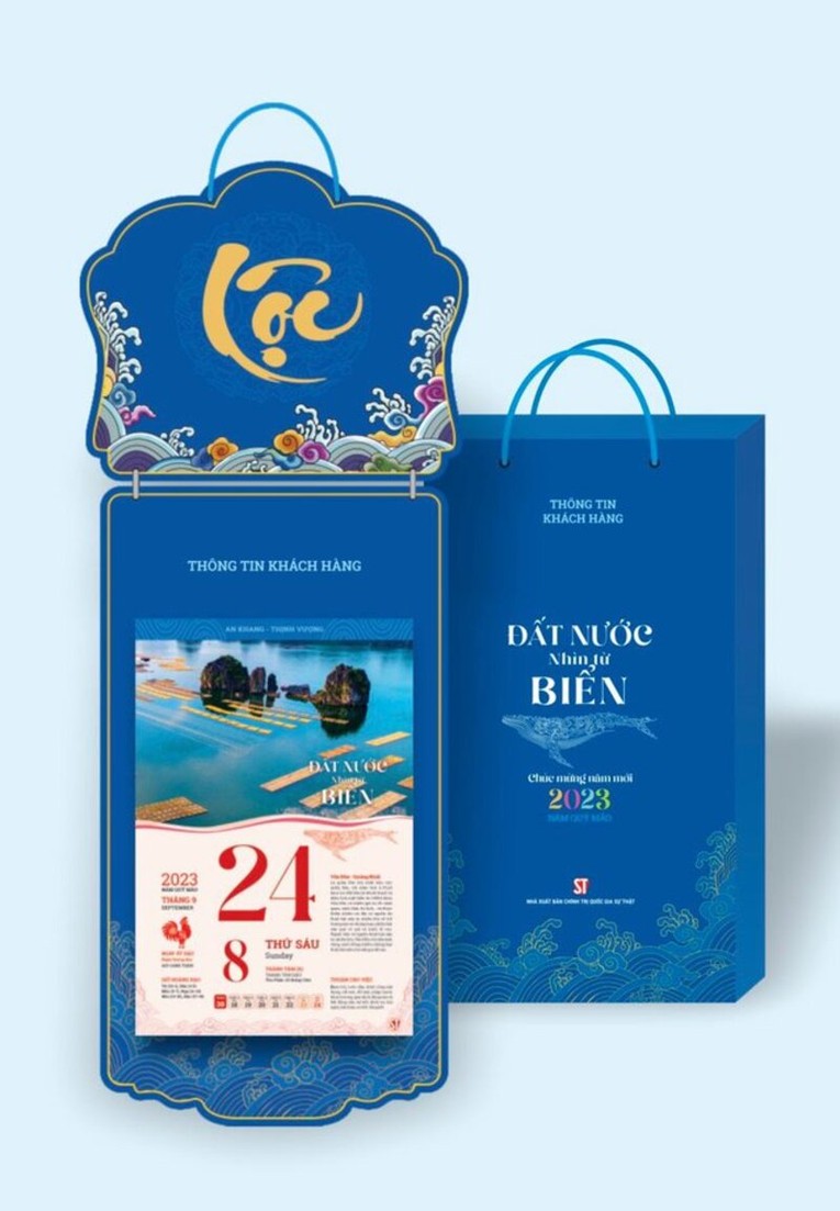 Ra mắt bộ lịch "Đất nước nhìn từ biển"
