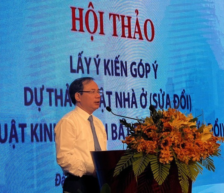 Thứ trưởng Bộ X&acirc;y dựng Nguyễn Văn Sinh. Nguồn: VGP.