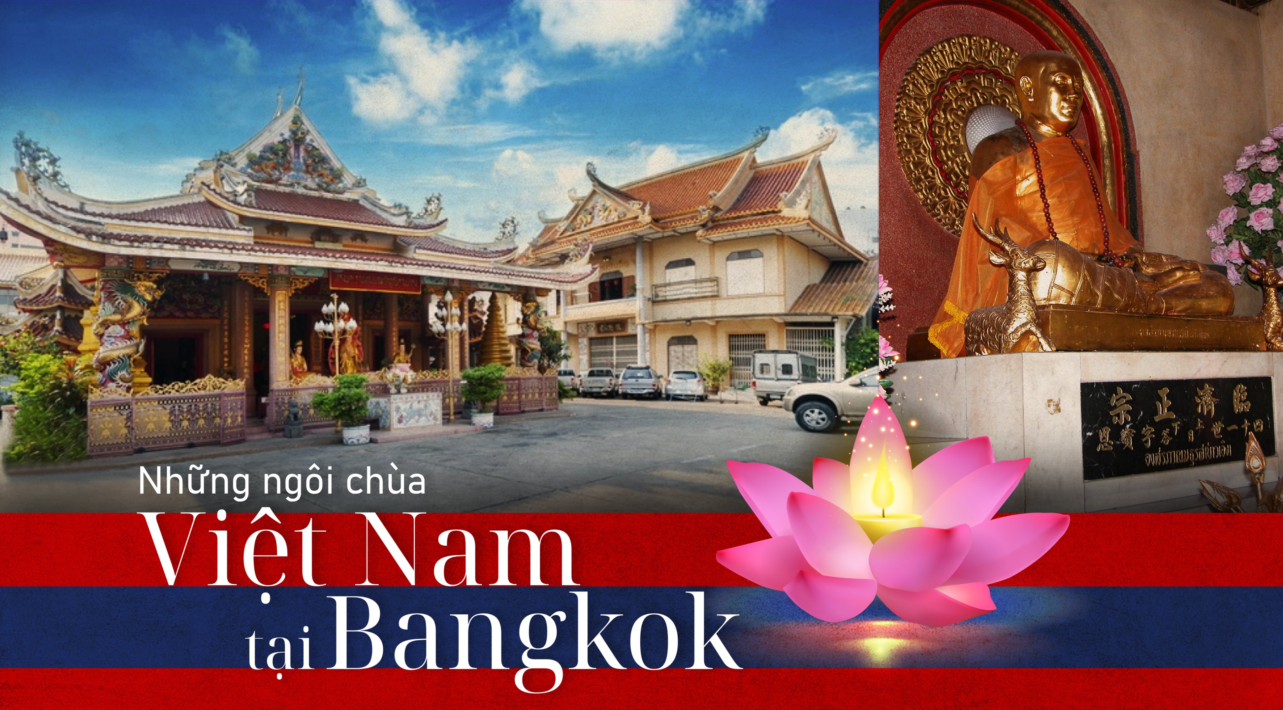 Hiện thủ đ&ocirc; Bangkok đang c&oacute; 7 ng&ocirc;i ch&ugrave;a Việt Nam v&agrave; khoảng 20 ng&ocirc;i ch&ugrave;a kh&aacute;c tại c&aacute;c v&ugrave;ng tr&ecirc;n khắp đất nước.