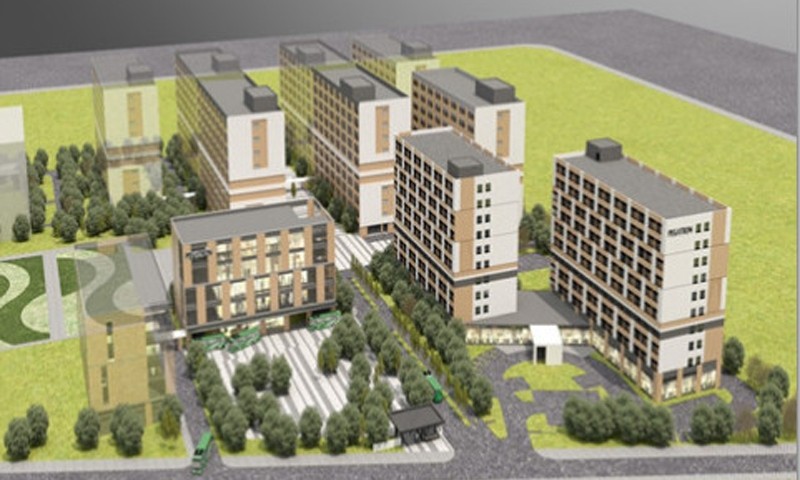 Phối cảnh khu nh&agrave; ở, k&yacute; t&uacute;c x&aacute; c&ocirc;ng nh&acirc;n vi&ecirc;n C&ocirc;ng ty TNHH Pegatron Việt Nam.