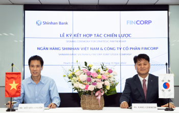 Shinhan Việt Nam ký kết hợp tác chiến lược cùng Fincorp