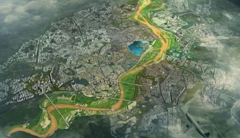 Sông Hồng được xác định là trục chính trong quy hoạch không gian đô thị Hà Nội