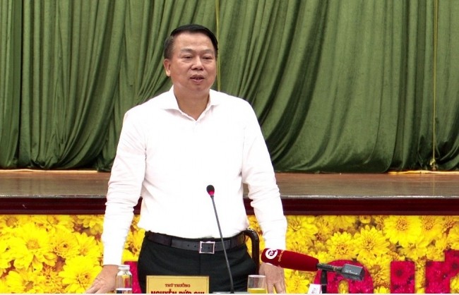 Thứ trưởng Bộ T&agrave;i ch&iacute;nh Nguyễn Đức Chi.