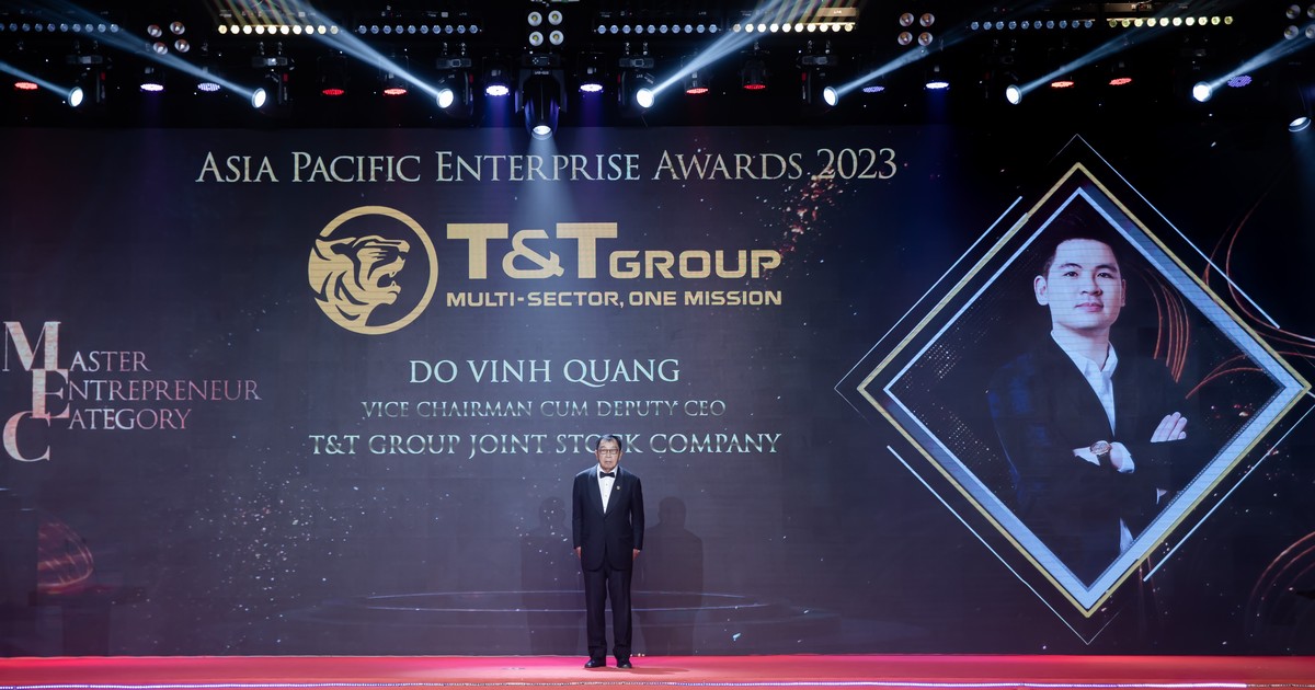Phó Chủ tịch T&amp;T Group Đỗ Vinh Quang được vinh danh Doanh nhân xuất sắc châu Á 2023