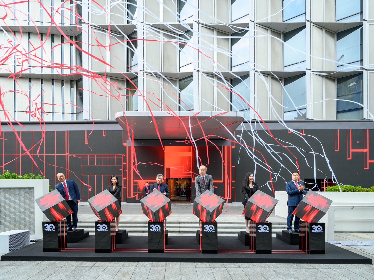 Ban l&atilde;nh đạo Techcombank khai trương trụ sở mới ng&agrave;y 26/9/2023