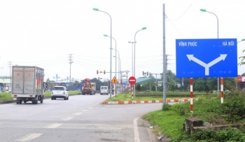 Quốc lộ 2 qua Vĩnh Phúc được mở rộng lên 4-6 làn xe