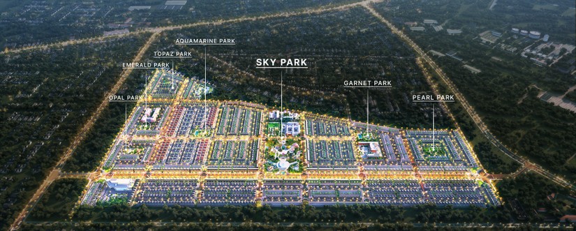 Phối cảnh dự &aacute;n Gem Sky World. Ảnh: Tập đo&agrave;n Đất Xanh.