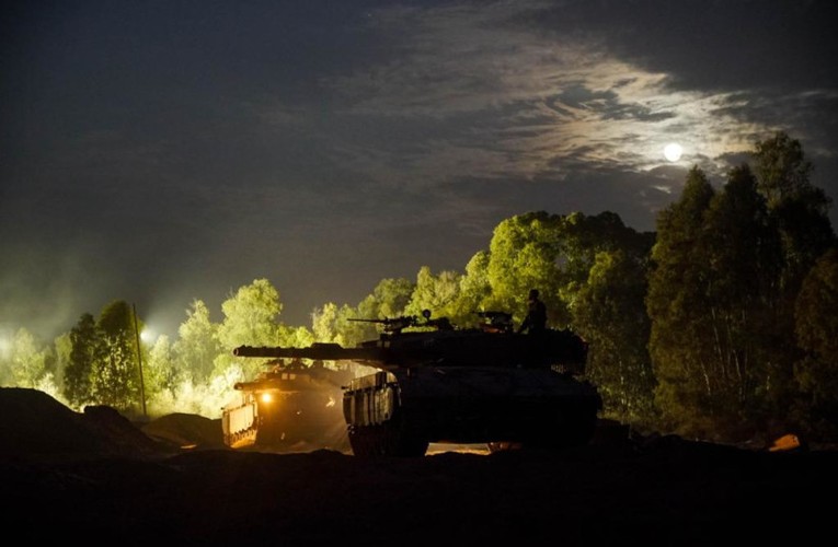 Xe tăng Israel tại Dải Gaza ng&agrave;y 30/10. Ảnh: Jerusalem Post