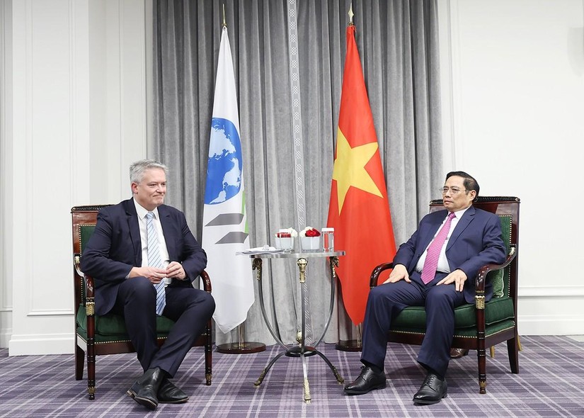 Thủ tướng Phạm Minh Ch&iacute;nh đ&atilde; tiếp &ocirc;ng Mathias Cormann, Tổng Thư k&yacute; Tổ chức Hợp t&aacute;c v&agrave; Ph&aacute;t triển Kinh tế (OECD)