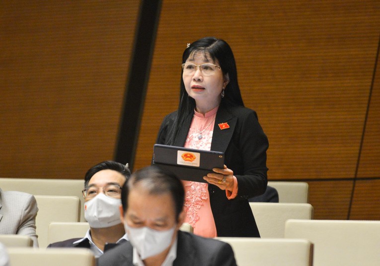 Đại biểu Trần Thị Thanh Hương thuộc đo&agrave;n đại biểu tỉnh An Giang. Ảnh: VGP