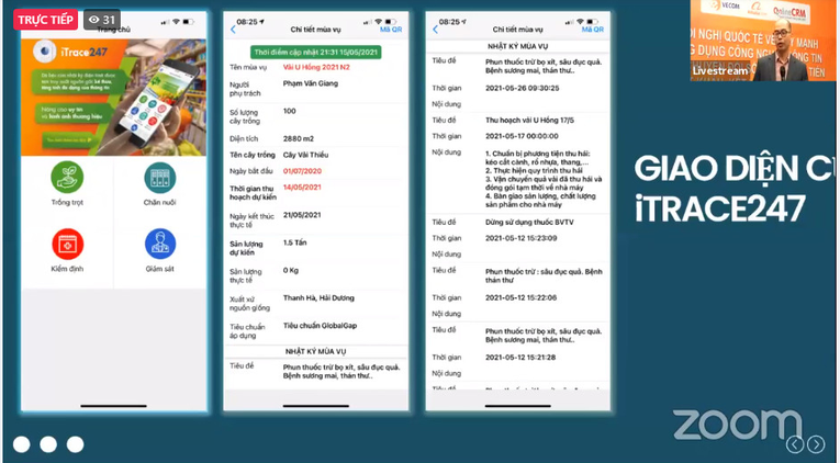 C&ocirc;ng cụ Itrace247 hỗ trợ Bản đồ x&uacute;c tiến thương mại n&ocirc;ng sản