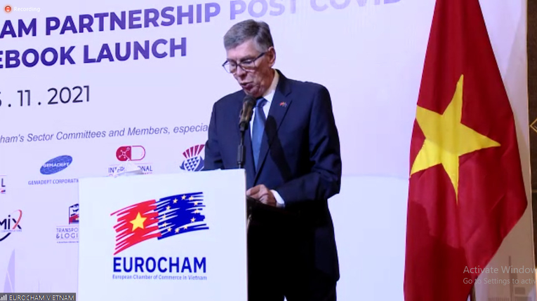 &Ocirc;ng Alain Cany, Chủ tịch Hiệp hội doanh nghiệp ch&acirc;u &Acirc;u.