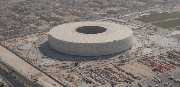 S&acirc;n vận động Al Thumama được lấy cảm hứng từ chiếc mũ truyền thống của người d&acirc;n Qatar.