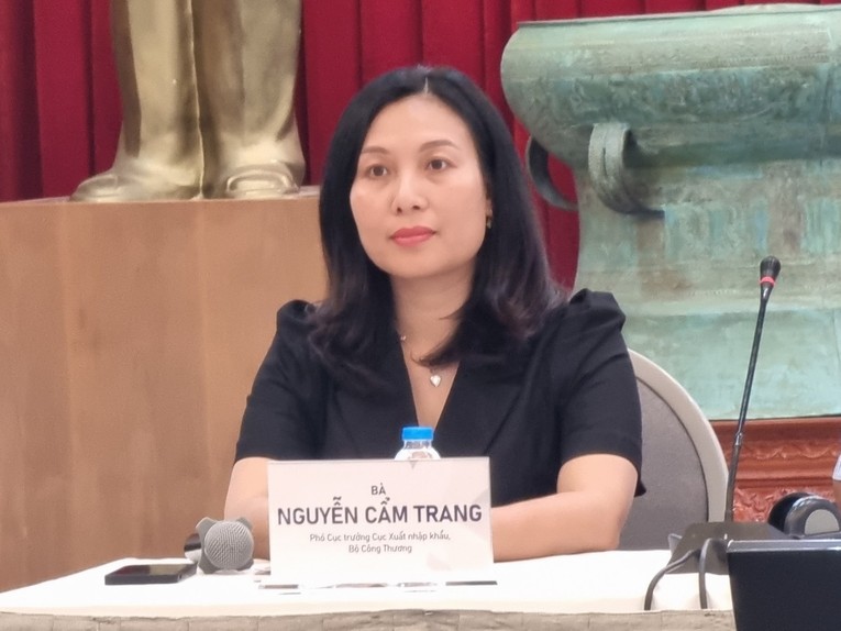 B&agrave; Nguyễn Cẩm Trang, Ph&oacute; Cục trưởng Cục Xuất nhập khẩu (Bộ C&ocirc;ng Thương) lưu &yacute; kể từ 1/1/2023, tất cả h&agrave;ng h&oacute;a xuất khẩu sang EU đều cần đ&aacute;p ứng ti&ecirc;u chuẩn xuất xứ của EVFTA.