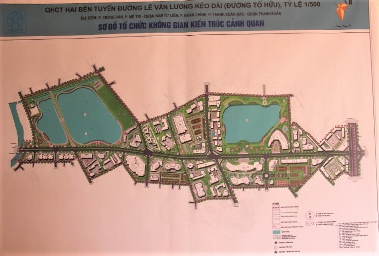 Quy hoạch chi tiết hai b&ecirc;n tuyến đường L&ecirc; Văn Lương k&eacute;o d&agrave;i (đường Tố Hữu) tỷ lệ 1/500 tại c&aacute;c phường Trung Văn, Mễ Tr&igrave;, quận Nam Từ Li&ecirc;m, c&aacute;c phường Nh&acirc;n Ch&iacute;nh, Thanh Xu&acirc;n Bắc, quận Thanh Xu&acirc;n, TP H&agrave; Nội. Nguồn: Namtuliem.hanoi.gov.
