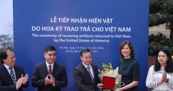 Bảo tàng Lịch sử Quốc gia tiếp nhận 10 cổ vật Mỹ trao trả cho Việt Nam