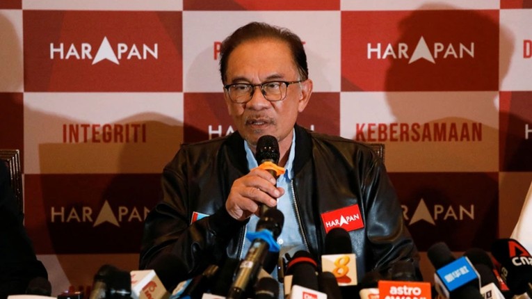 Nh&agrave; l&atilde;nh đạo đối lập l&acirc;u năm Anwar Ibrahim. Ảnh: Al Jazeera