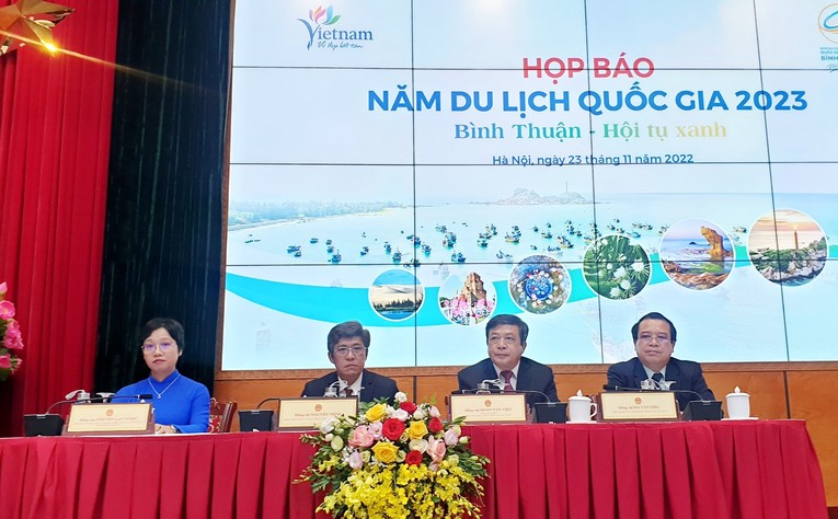 Ban Tổ chức cho biết Năm Du lịch quốc gia 2023 với chủ đề &amp;amp;amp;quot;B&igrave;nh Thuận - Hội tụ xanh&amp;amp;amp;quot; sẽ c&oacute; hơn 200 sự kiện, hoạt động kh&aacute;c nhau. Ảnh: VGP.