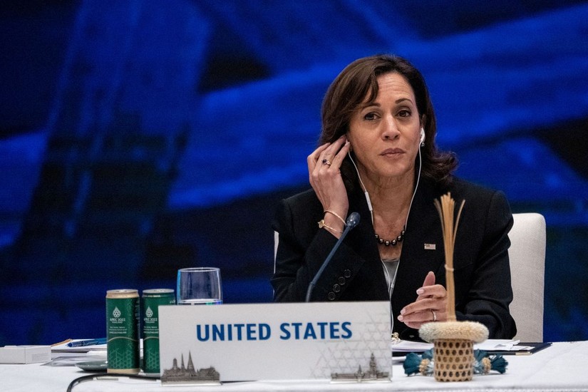 Ph&oacute; tổng thống Mỹ Kamala Harris dự hội nghị thượng đỉnh Diễn đ&agrave;n Hợp t&aacute;c Kinh tế Ch&acirc;u &Aacute;-Th&aacute;i B&igrave;nh Dương (APEC) tại Bangkok, Th&aacute;i Lan, ng&agrave;y 19/11. Ảnh: Reuters