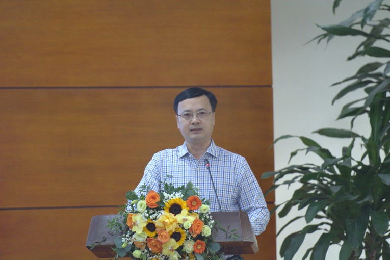 Ph&oacute; Cục trưởng Cục Th&uacute; y Phan Quang Minh ph&aacute;t biểu tại sự kiện. Ảnh: L&ecirc; Hồng Nhung