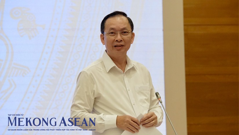 Ph&oacute; Thống đốc NHNN Đ&agrave;o Minh T&uacute; - Ảnh: Đinh Nhung - Mekong ASEAN