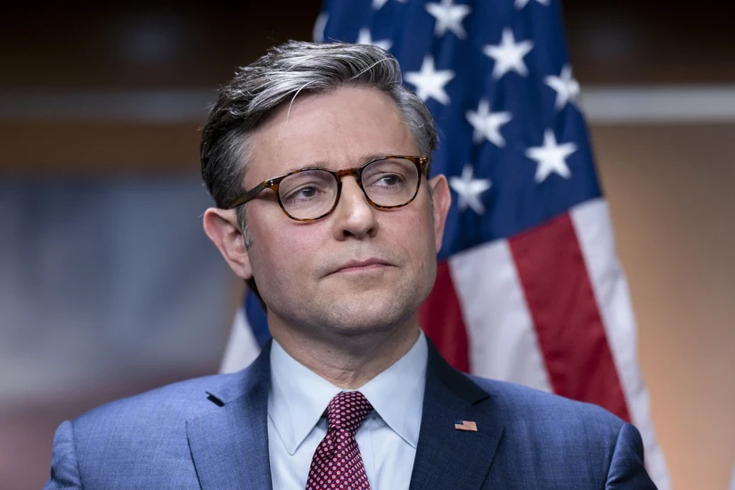Chủ tịch Hạ viện Mỹ Mike Johnson. Ảnh: AP
