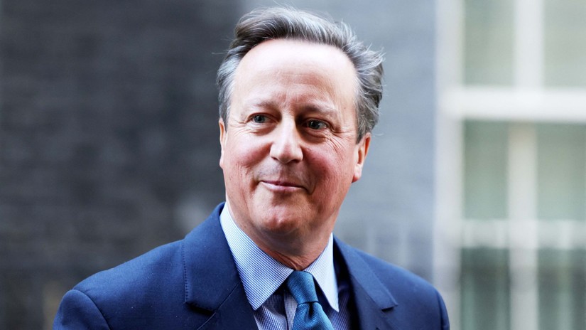 Cựu Thủ tướng David Cameron được bổ nhiệm l&agrave;m t&acirc;n Ngoại trưởng Anh. Ảnh: Sky News