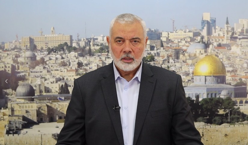 Thủ lĩnh ch&iacute;nh trị của Hamas Ismail Haniyeh. Ảnh: Hamas Telegram channel