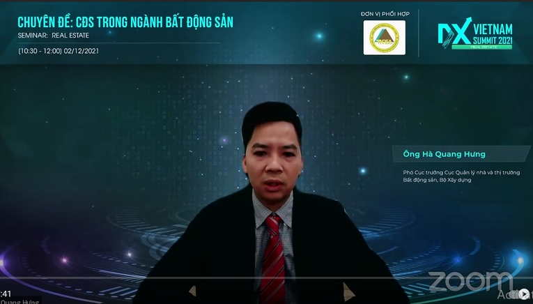 &Ocirc;ng H&agrave; Quang Hưng - Ph&oacute; Cục trưởng Cục Quản l&yacute; nh&agrave; v&agrave; thị trường bất động sản (Bộ X&acirc;y dựng)