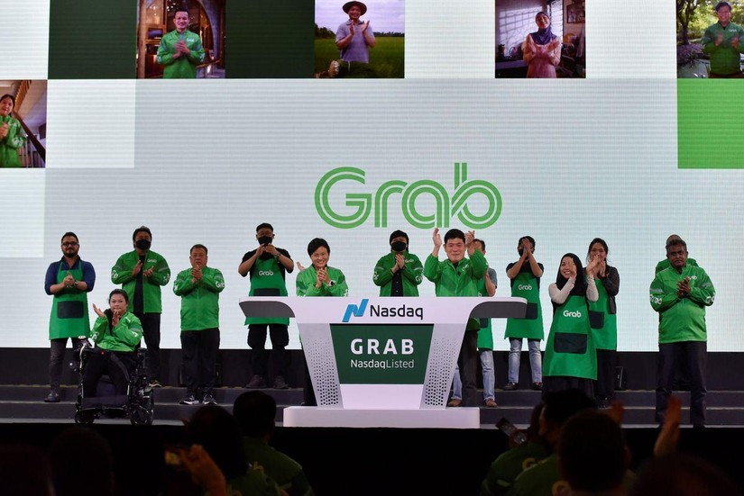 Grab rung chu&ocirc;ng tr&ecirc;n s&agrave;n Nasdaq tại Mỹ