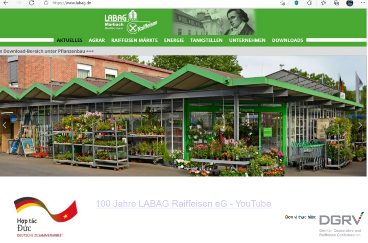 Li&ecirc;n hiệp HTX LABAG nước Đức
