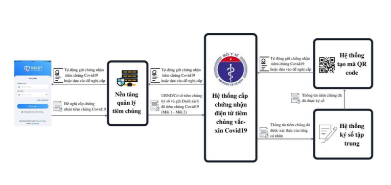 C&aacute;c bước cấp hộ chiếu vaccine cho c&ocirc;ng d&acirc;n.