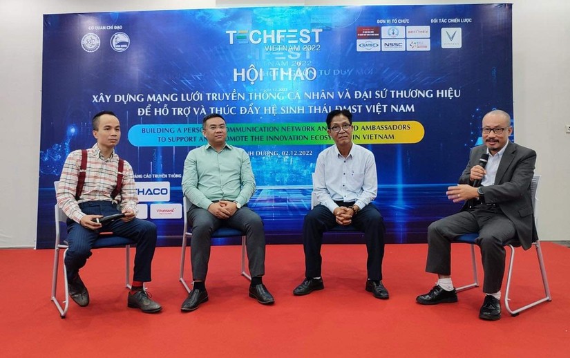 Buổi lễ c&ocirc;ng bố Mạng lưới Đại sứ Đổi mới s&aacute;ng tạo Việt Nam.