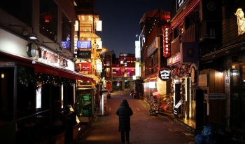 Itaewon vắng lặng trước thềm Giáng sinh