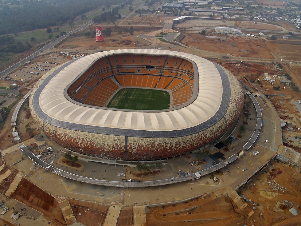 S&acirc;n vận động FNB (Soccer City) của Nam Phi. Ảnh: Flickr