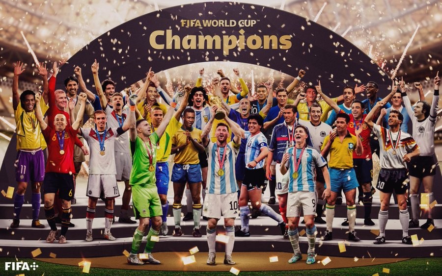 Giải v&ocirc; địch World Cup 2022 thuộc về đội tuyển quốc gia Argentina. Ảnh: FIFA