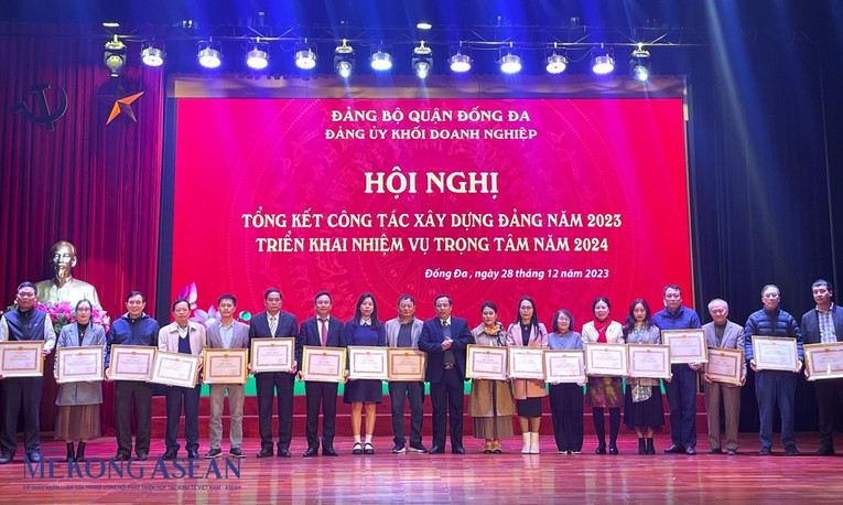 Đảng ủy Khối Doanh nghiệp quận Đống Đa n&ecirc;u c&aacute;c nhiệm vụ trọng t&acirc;m năm 2024 ảnh 1