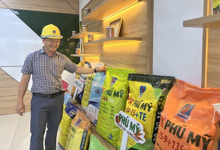 &Ocirc;ng Nguyễn Quốc Việt, Chủ tịch ki&ecirc;m Gi&aacute;m đốc C&ocirc;ng ty TNHH đường Bi&ecirc;n H&ograve;a &ndash; Ninh H&ograve;a đ&aacute;nh gi&aacute; cao hiệu quả m&agrave; NPK Ph&uacute; Mỹ đem lại. Nguồn: PVFCCo.
