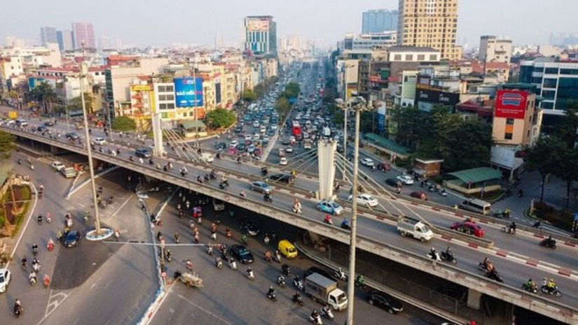 N&uacute;t giao Ng&atilde; Tư Sở . Nguồn: H&agrave; Nội Mới.